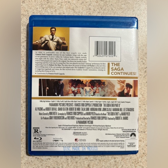 The Godfather Part II Blu-ray Disc - Picture 3 of 3